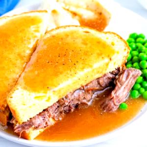 100 G Roast Beef Sandwich with Gravy