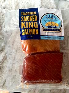 100 G Smoked King or Chinook Salmon (Brined) (Alaska Native)