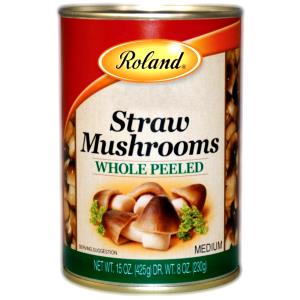 100 G Straw Mushrooms (Drained Solids, Canned)