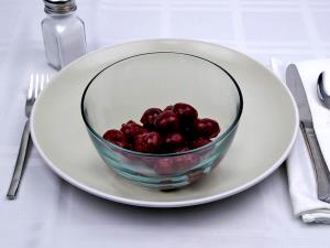 100 G Sweet Cherries (Solids and Liquids, Heavy Syrup Pack, Canned)