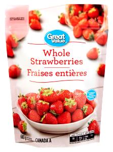 100 G Unsweetened Frozen Strawberries