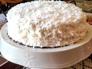 100 G White Cake (with Coconut Frosting)