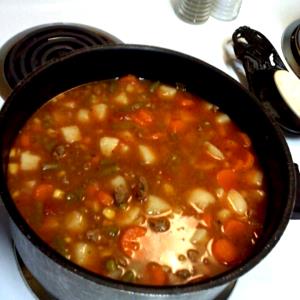 100 Grams Beef Vegetable Soup, Rts