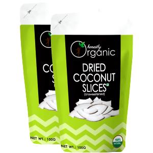 100 Grams Coconut, Dried, Unsweetened