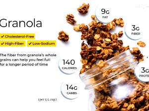 100 Grams Granola Bar, Oats, Fruits & Nuts