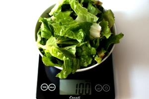 100 Grams Green Leaf Lettuce