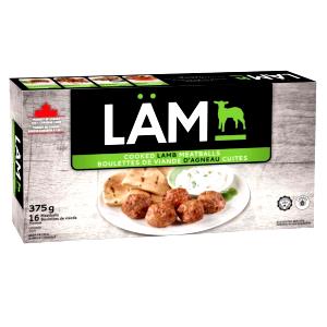 100 Grams Meatballs, Lamb, Boiled