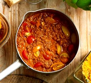 100 Grams Minced Beef W/Tomato Sauce