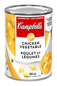 100 Ml Chicken Vegetable Soup (Canned, Condensed)