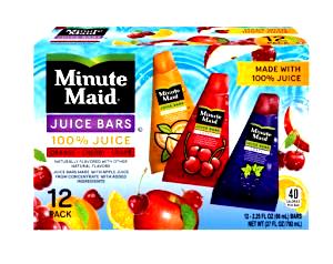 100 Ml Frozen Fruit Juice Bar Sweetened with Low Calorie Sweetener (Flavor Other Than Orange)