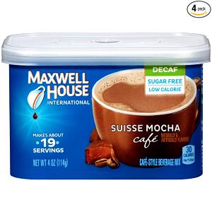 100 Ml Instant Coffee and Cocoa (Mocha) (made From Powdered, with Whitener and Low Calorie Sweetener, Decaffeinated)