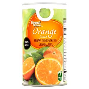 100 Ml Orange Drink (Breakfast Type, with Juice and Pulp, Frozen Concentrate, with Water)