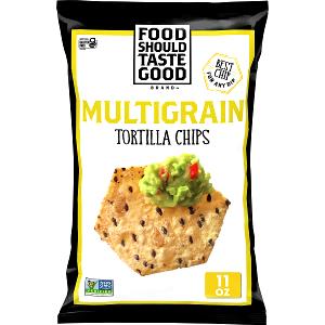 11 chips (1 oz) Multigrain Blues with Sea Salt Tortilla Chips