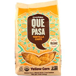 11 chips (28 g) Yellow Corn Round Tortilla Chips