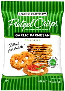 11 crisps (28 g) Baked Naturals Pretzel Thins - Savory Cheddar