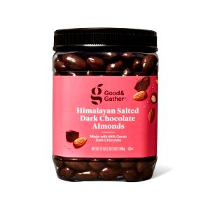 11 pieces (30 g) Himalayan Salted Dark Chocolate Almonds