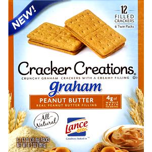 1.12 Oz Sandwich Crackers, Graham Cracker With Peanut Butter Filling