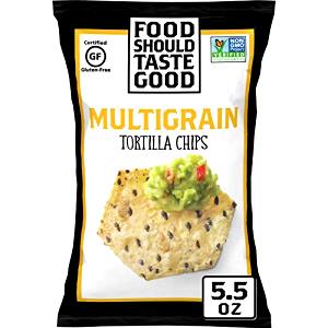 12 chips (1 oz) Multi-Grain Tortilla Chips