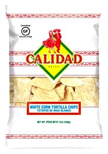 12 chips (28 g) White Corn Tortillas