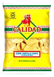 12 chips (28 g) Yellow Corn Tortilla Chips