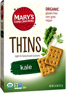 12 crackers (30 g) Thins Kale