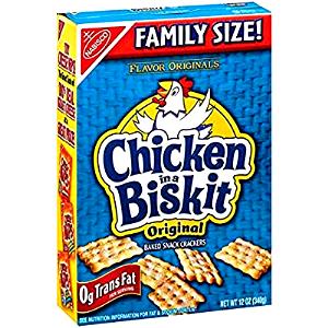 12 crackers (31 g) Chicken in A Biskit