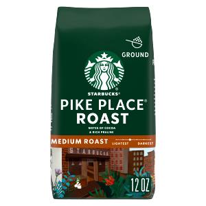 12 Fl Oz Brewed Coffee, Pike Place Roast, Tall