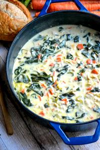 12 oz (340 g) Chicken Florentine Soup (Medium)