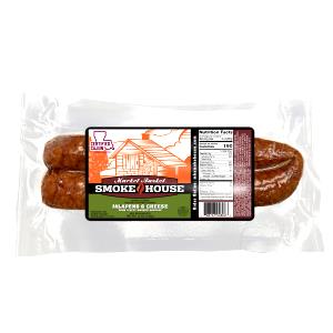 12 Oz Serving 2.7 Oz Pork and Beef Sausage with Cheddar Cheese (Smoked)