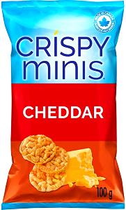 12 rice chips (20 g) Crispy Minis - Cheddar