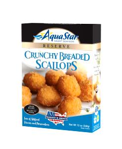 12 scallops (4 oz) Breaded Scallops