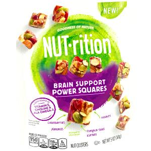 12 squares (30 g) NUT-rition Brain Support Power Squares