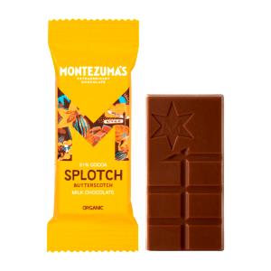 12 squares (40 g) Organic Milk Chocolate with Butterscotch Pieces