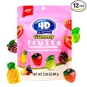 13 pieces (39 g) Gummi Fruits