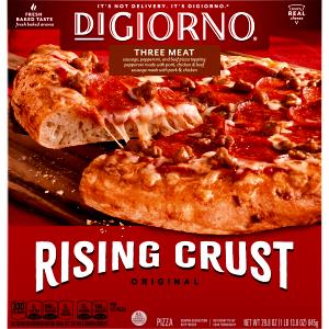 144 Grams Pizza, Rising Crust, Three Meat