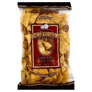 15 chips (28 g) Stone-Ground Yellow Corn Tortilla Chips