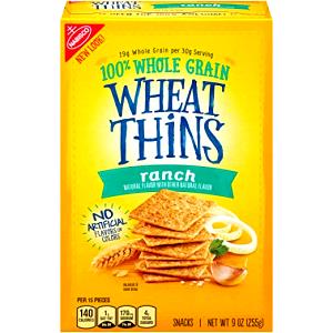 15 pieces (31 g) Wheat Thins Crackers - Zesty Salsa