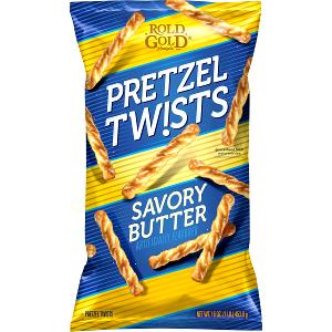 15 pretzels (28 g) Pretzel Twists Savory Butter