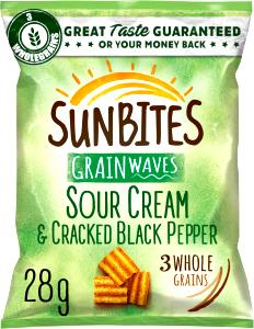 16 chips (28 g) Multi Grain Sour Cream & Onion Potato Crisps