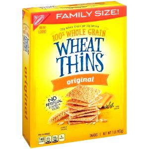 16 crackers (32 g) Thin Wheats Baked Snack Crackers