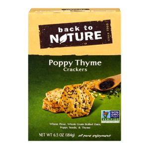 17 crackers (29 g) Poppy Thyme Crackers