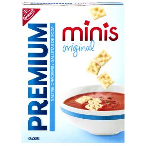 17 mini crackers (15 g) Premium Saltine Crackers Original Minis