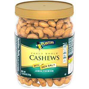 17 pieces (28 g) Jumbo Fancy Whole Cashews