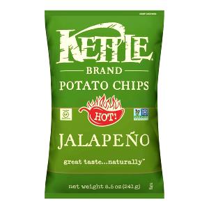 18 chips (1 oz) Kettle Cooked Jalapeno Flavored Potato Chips