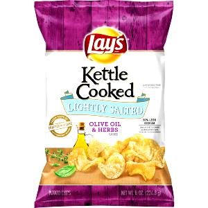 18 chips (28 g) Kettle Cooked Lightly Salted Olive Oil & Herbs