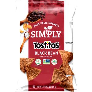 18 chips (28 g) Spicy Black Bean Tortilla Chips