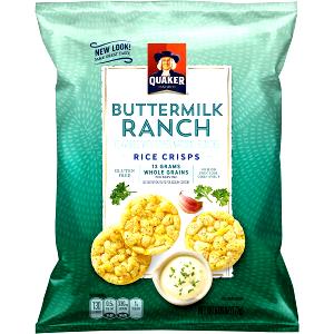 18 mini cakes (30 g) Quakes Rice Snacks - Sour Cream & Onion