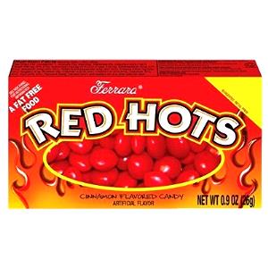 18 pieces (15 g) Red Hots