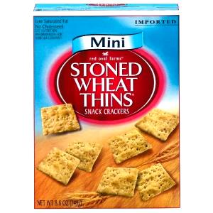 19 crackers (30 g) Mini Stone Ground Wheat Crackers