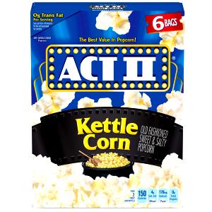 2 1/2 cups (28 g) Kettle Popped Corn